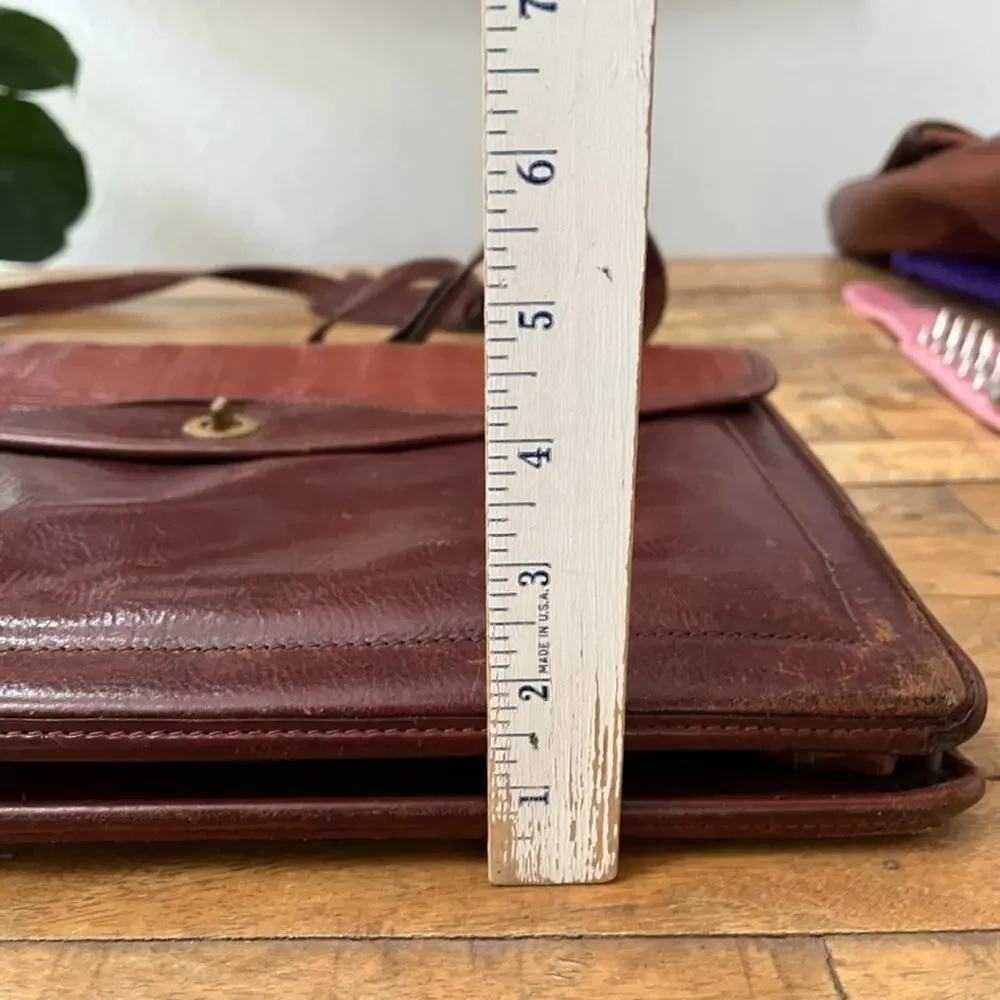 Jack Georges Woven Leather Tuscany Executive Briefcase 16
